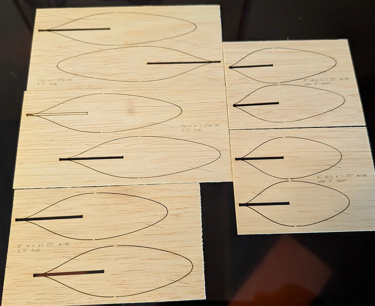 NoCal Laser-Cut Prop Blanks