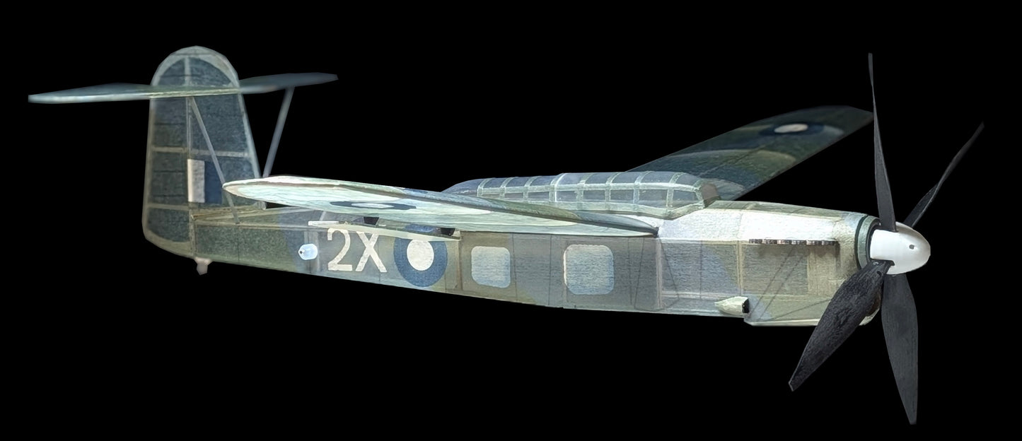 Fairey Barracuda Dime Scale Tissue Template