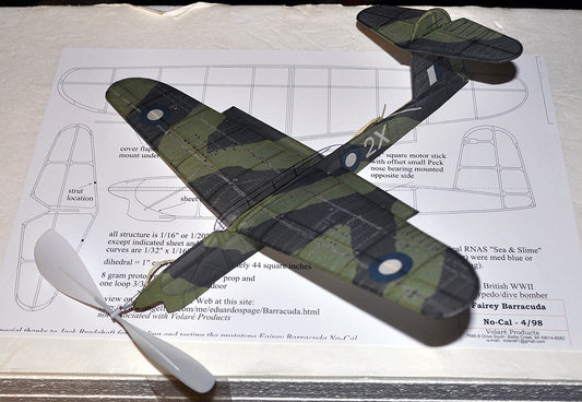 Fairey Barracuda first "2X" NoCal Tissue Template