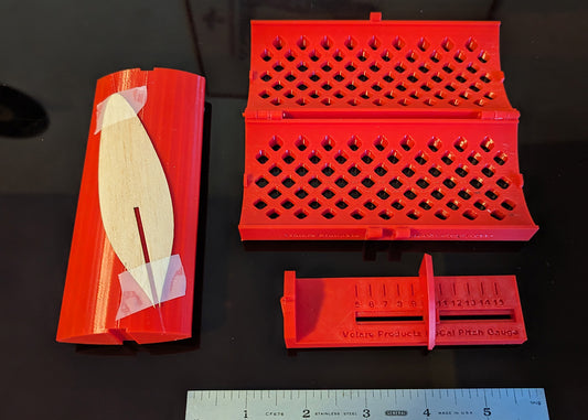 3D Printed NoCal Prop Press and Pitch Gauge