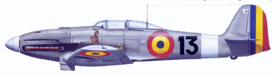 Heinkel He.112 Romanian 13 Dime Scale Tissue Template